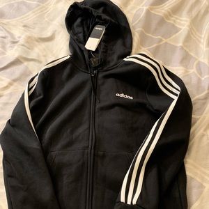 Women’s  white jacket med/black hoodie Large.